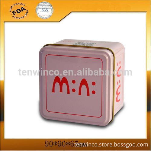 Printed Square Tea Tin Boxes,Watch tin packag,Factory Sale Tea Metal Tin Box